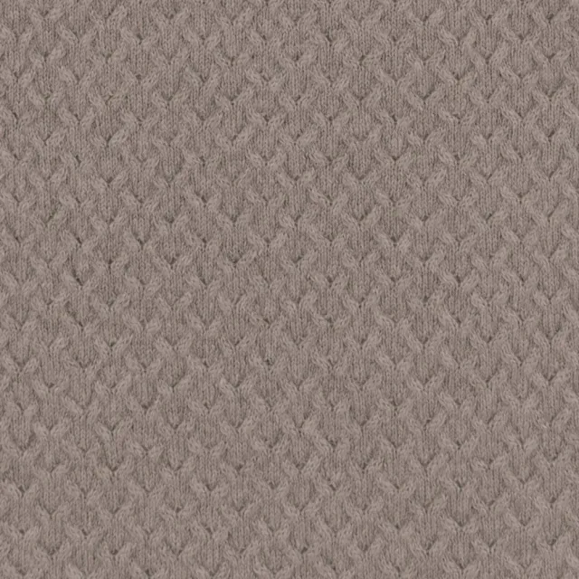 Close-up of branching staghorn cables in beige cashmere.